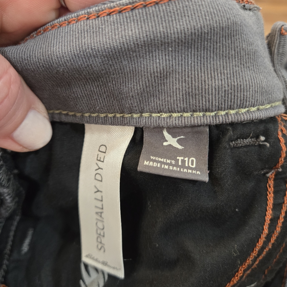 Eddie Bauer Women's Charcoal Straight Leg Jeans - Picture 6 of 7